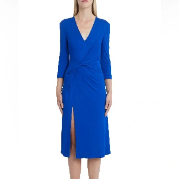 sheath long sleeve dress V-Neck Long Sleeve Sheath Wedding Dress with a Midi Train EU32